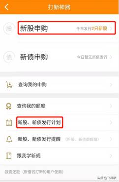 新股申购流程（打新股）