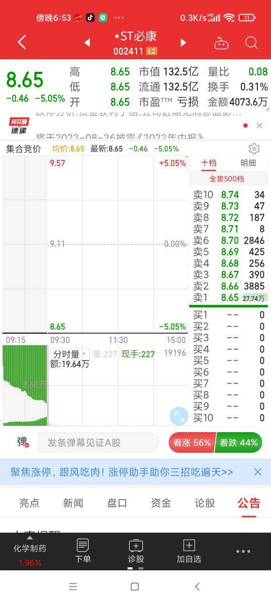 竞价图怎么看？集合竞价分时图的结构与内容