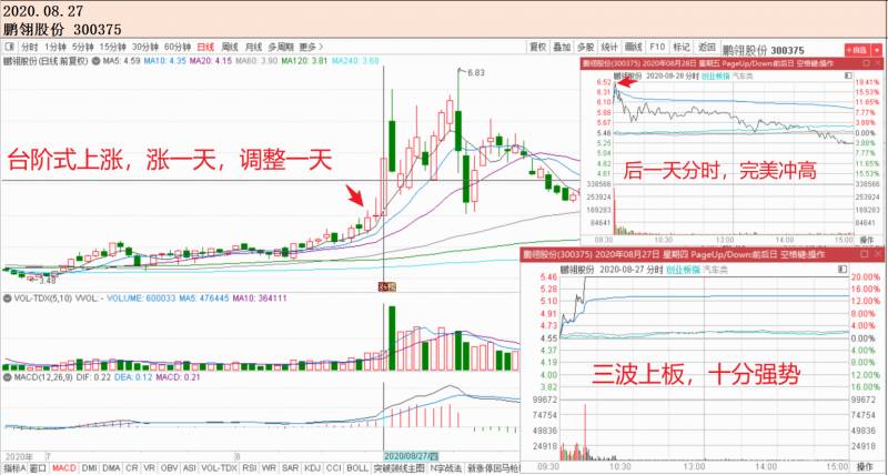 创业板涨幅20%什么时候开始？20cm涨停板台阶状上涨模式部分案例合集