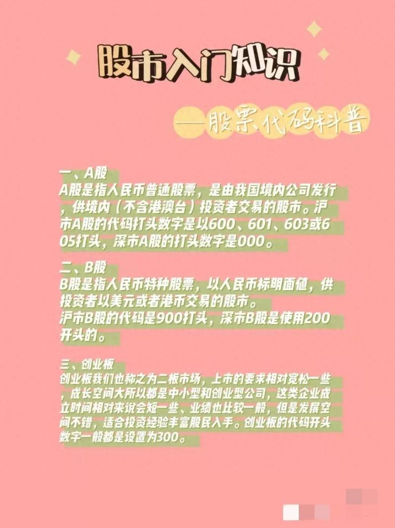 沪市和深市的股票代码有哪些？股票入门知识—股票代码科普