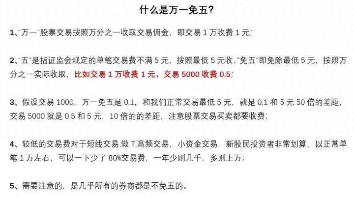 股票成交5000是什么意思？那股票交易的佣金最低是多少？