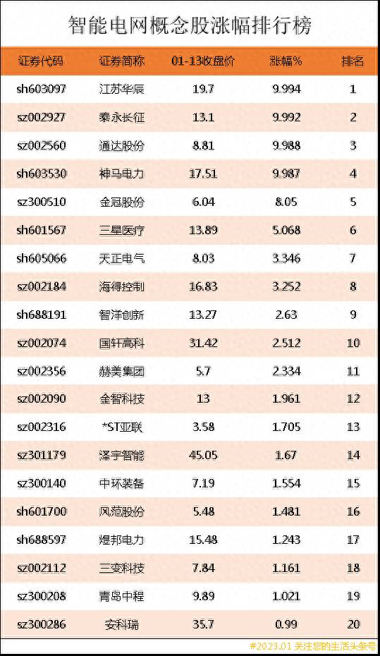 智能电网龙头股