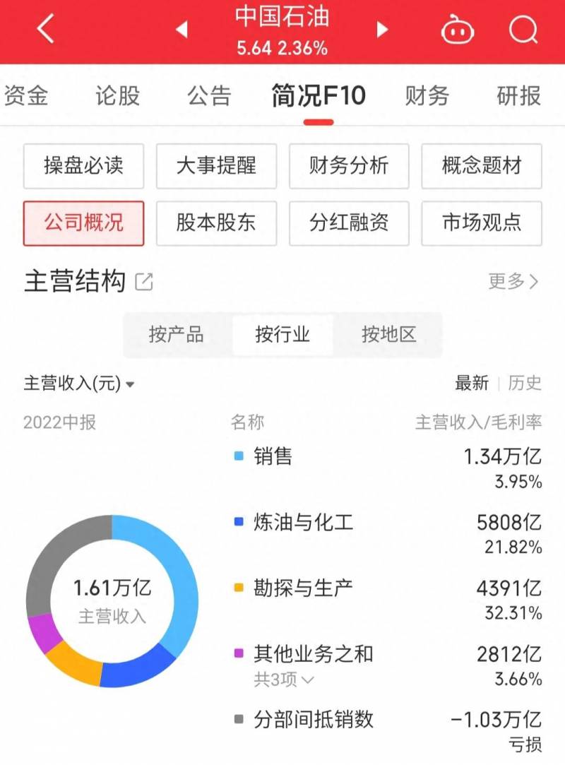 中国的石油股票有哪些？