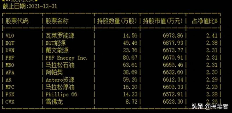 华宝油气股票看哪个？