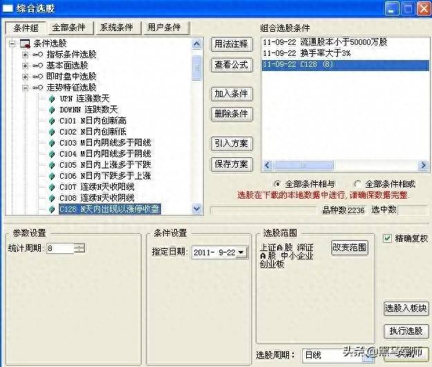 大通证券炒股软件有选股器吗？
