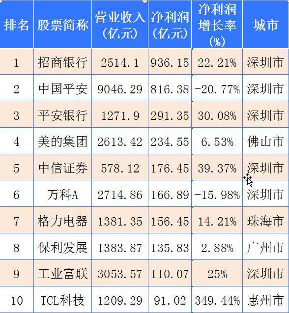 广东省上市公司都是哪个证券公司？