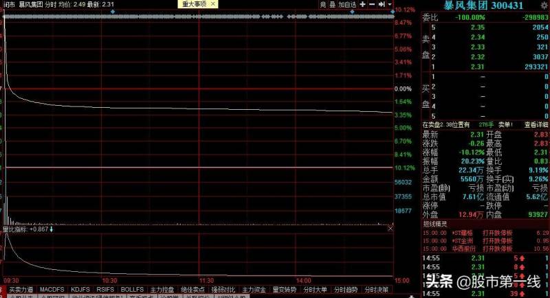 暴风集团股票为什么大涨？