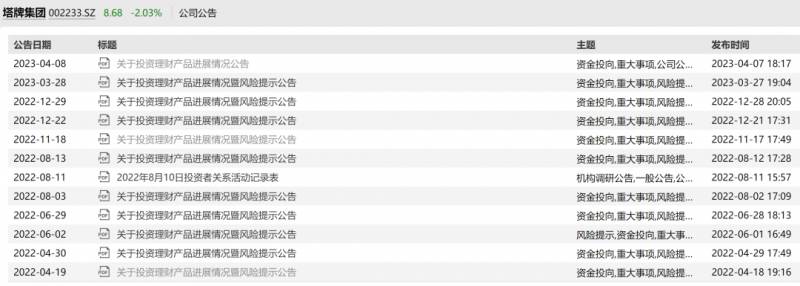 中融信托持有哪些股票？