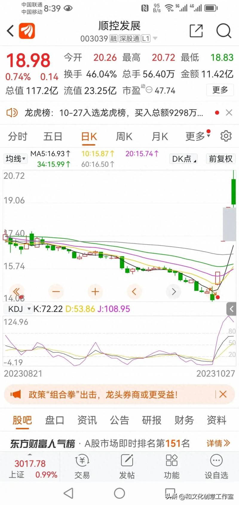 顺控发展股票还会涨起来吗？