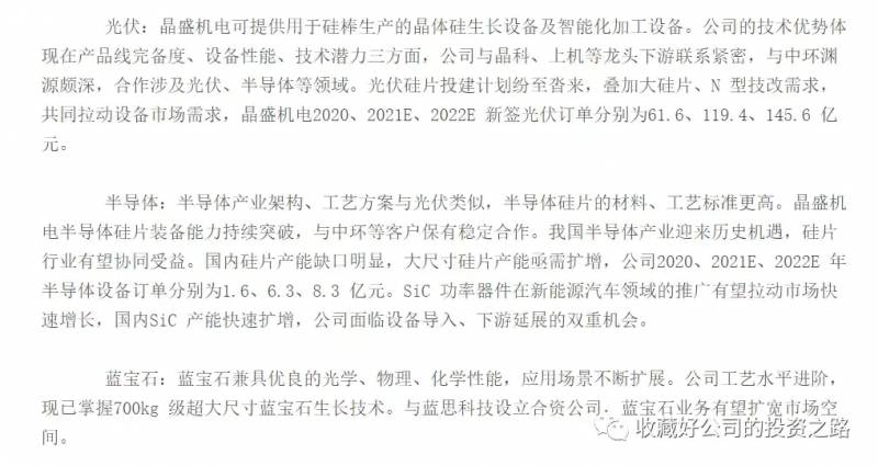 晶盛机电属于什么商业模式？