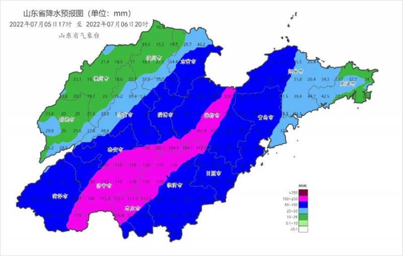 山东11市出现大暴雨天气为什么？