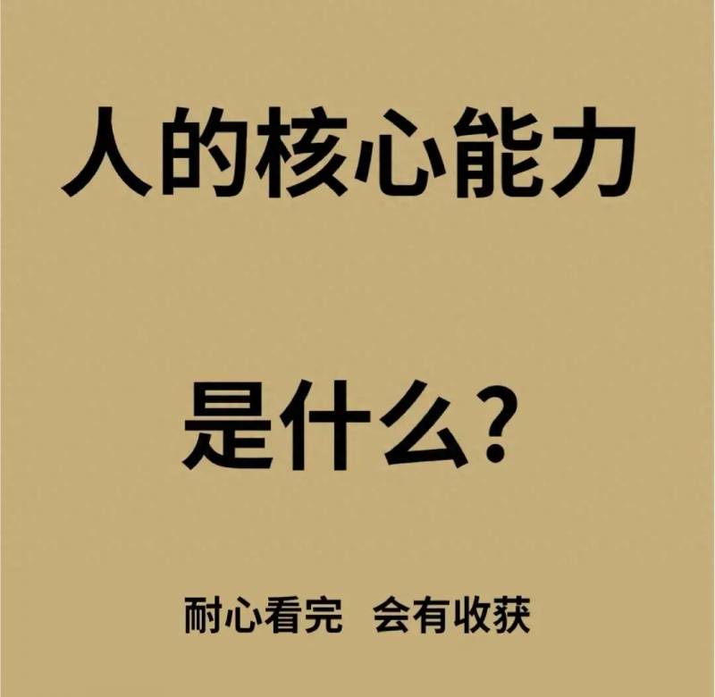 核心能力包括哪些内容？