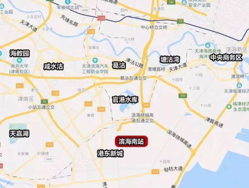 天津港东新城在哪个位置？