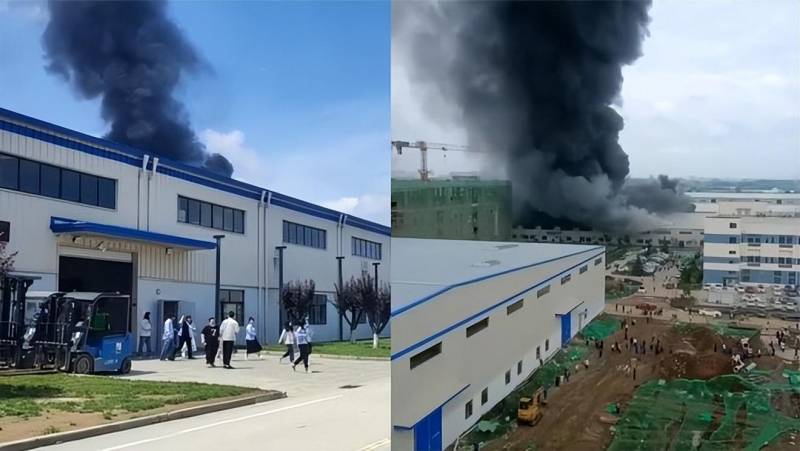 西安比亚迪工厂发生火灾了吗？