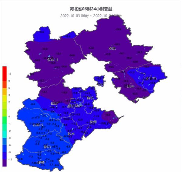 最近大风降温河北，大风+降温+寒潮！最低零下10℃！河北发布最新预警