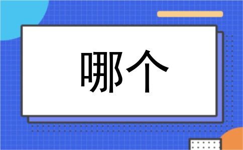 哪个