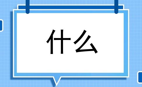 什么