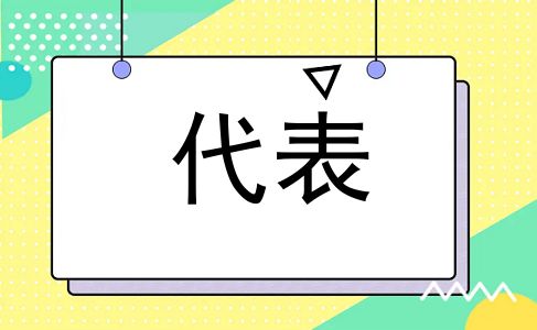 代表