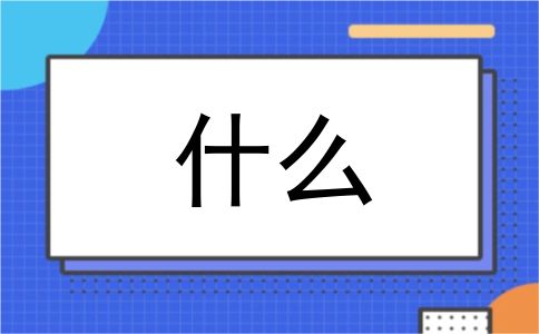 什么